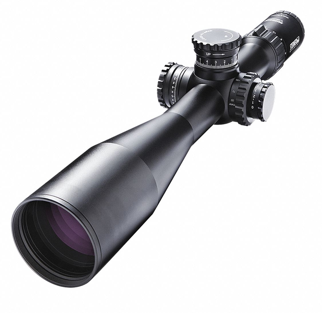 STEINER OPTICS Rifle Scope, 5x to 25x Magnification, 56 mm Objective Lens, Mil Dot Reticle