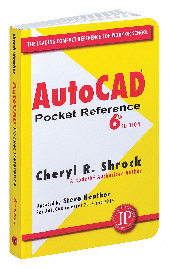 Reference Book: AutoCAD Pocket Reference, 6th Ed, Paperback, English