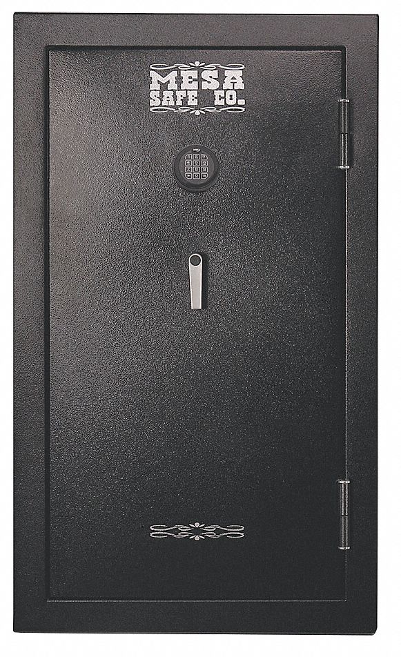 Gun Safe: (36) Rifles, Digital Combo Lock, Steel, Fire Rated
