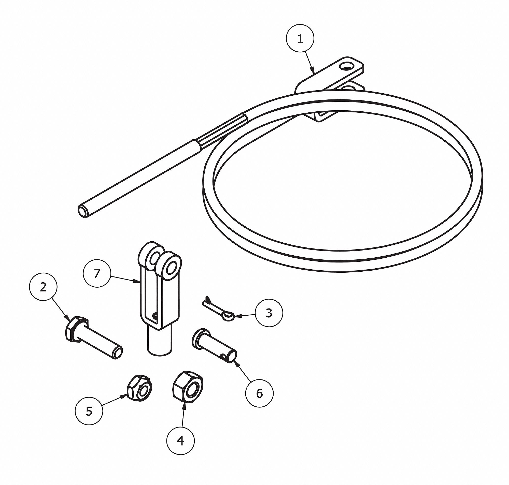Cable Kit, with A8 Style Handle