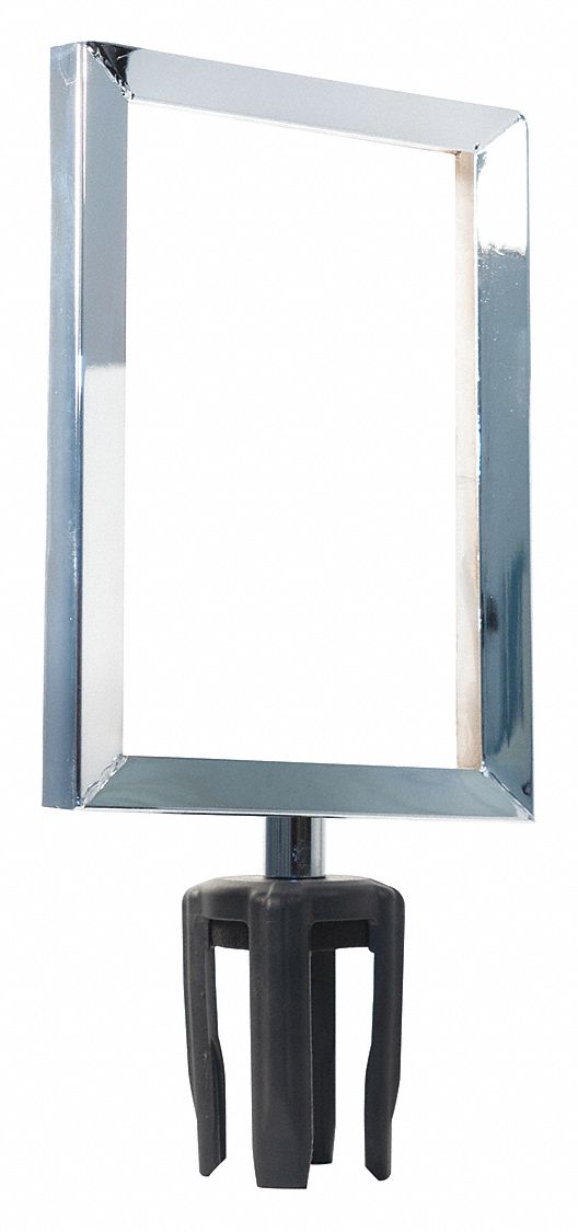Sign Frame 11 H 8 1/2 W Chrome