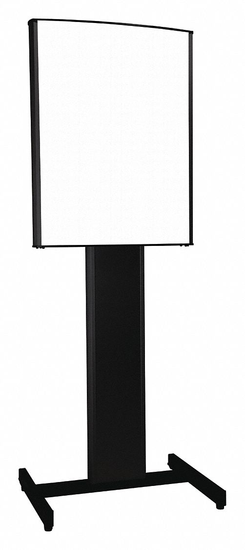Sign Holder: 22 in W x 28 in H, Black
