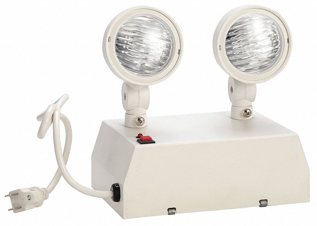 Lumapro 40CP80 Emergency Light,7-1/2in. H,5.4W,Incand