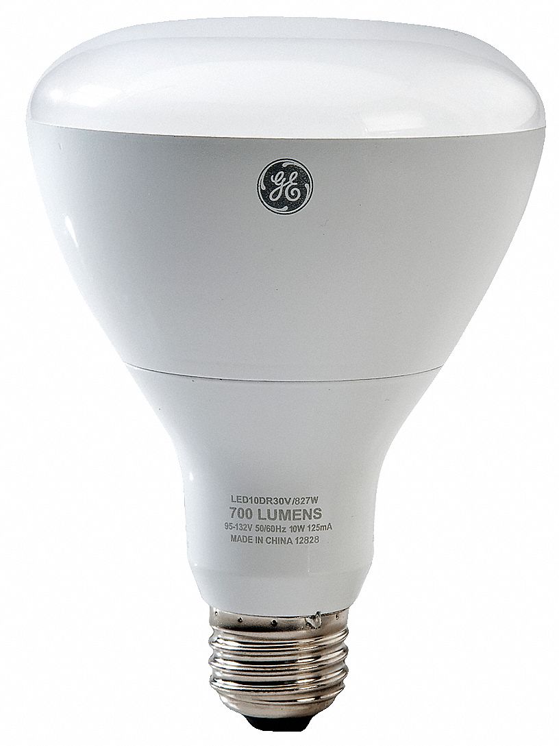 COMPACT LED BULB, BR30, MEDIUM SCREW (E26), 10 W, 3000K, 700 LUMENS, DIMMING