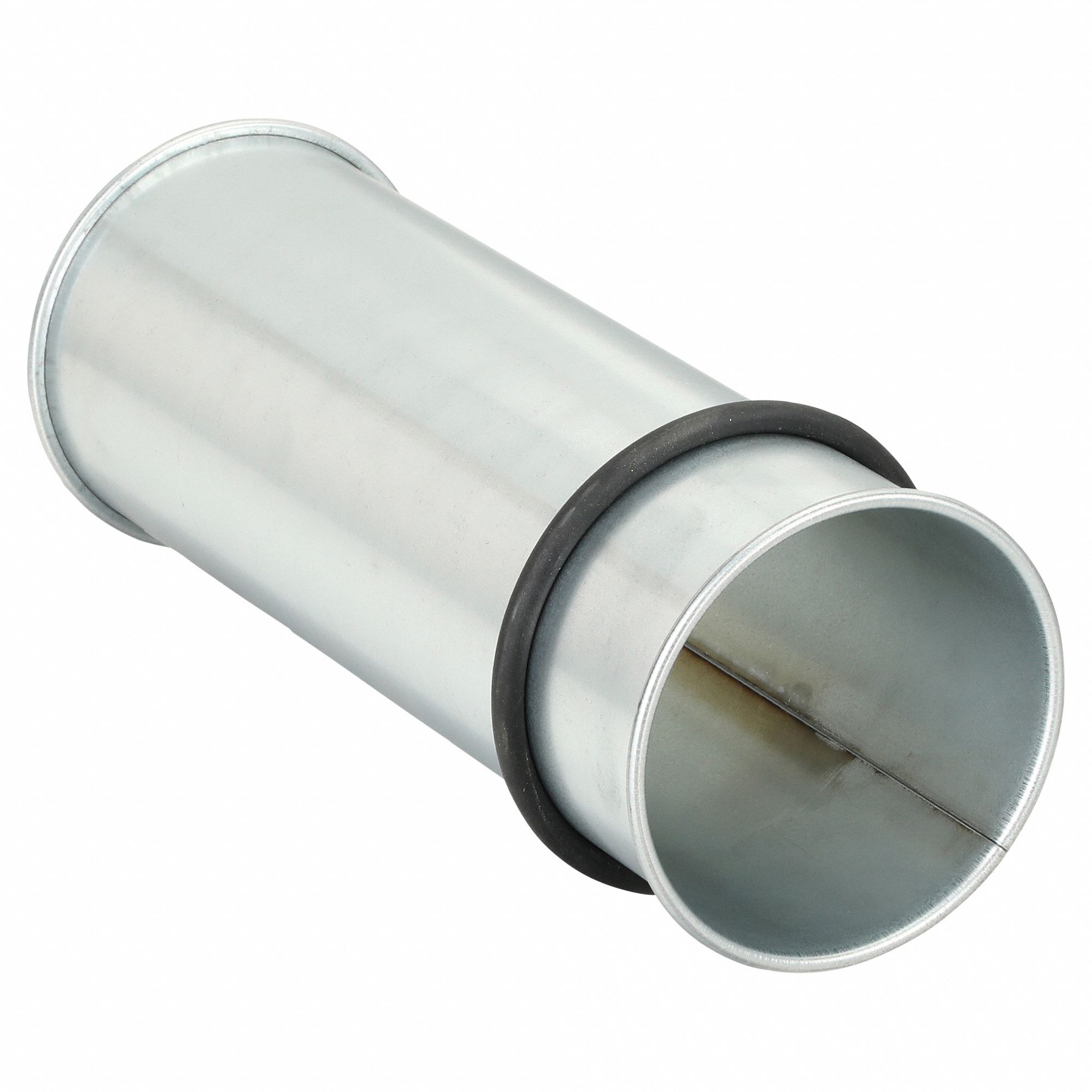 Adjustable Nipple: Steel, For 4 in Duct Dia, 11 3/8 in Overall Lg, 4 in Inlet Dia, 4 in Outlet Dia