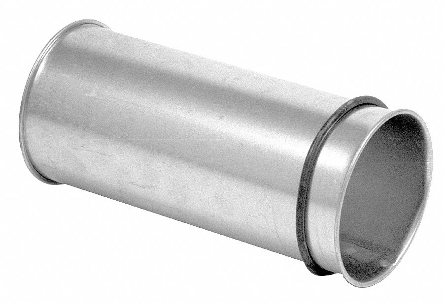 NORDFAB Adjustable Nipple 8 in Duct Fitting Dia, 11 in Duct Fitting Lg