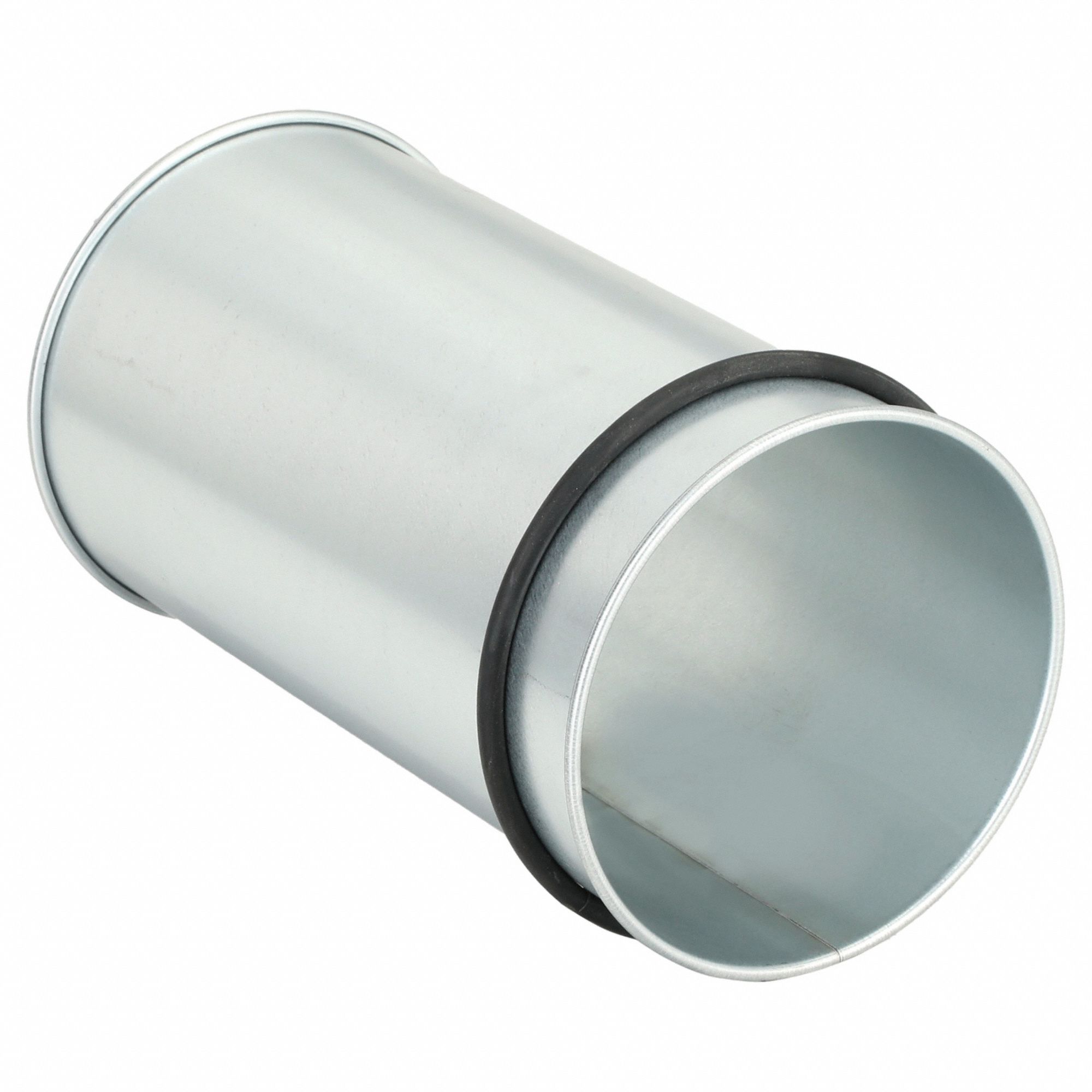 Adjustable Nipple: Steel, For 6 in Duct Dia, 11 3/8 in Overall Lg, 6 in Inlet Dia, 6 in Outlet Dia