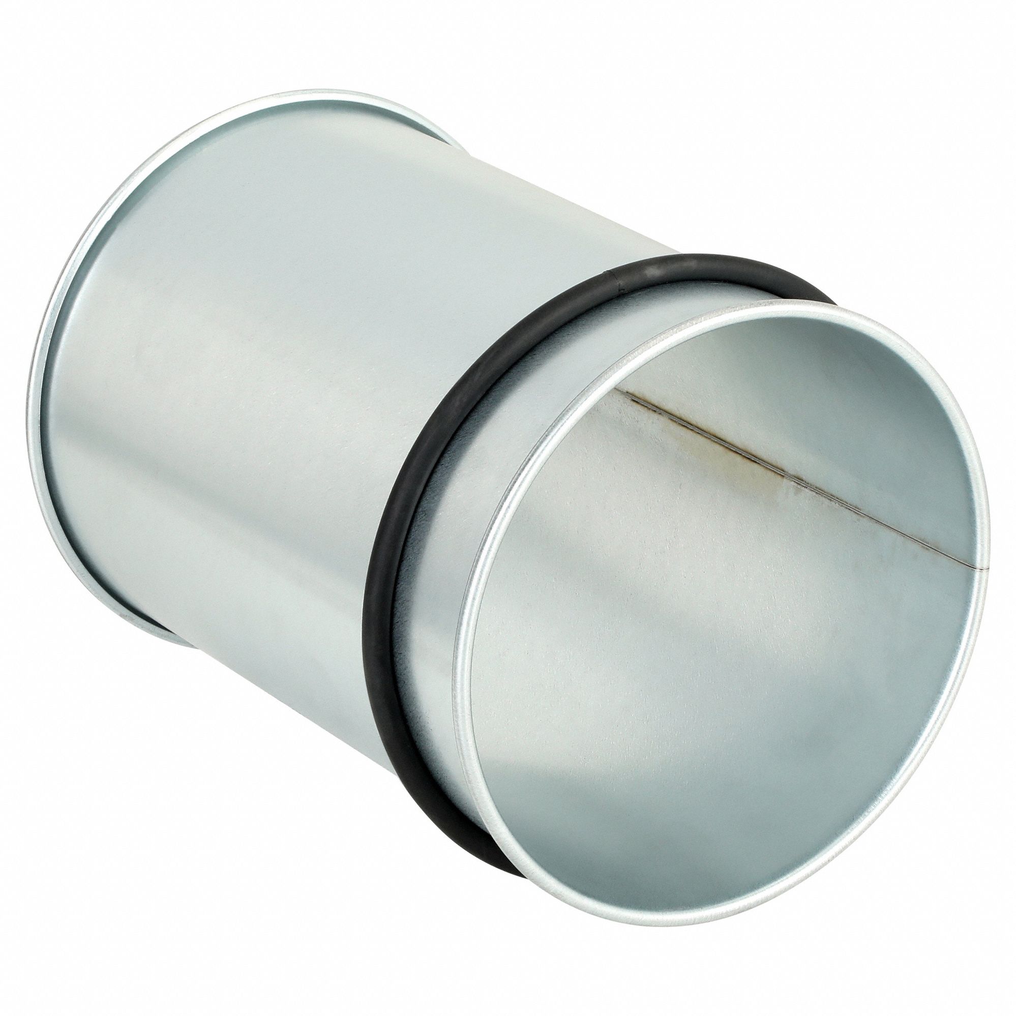 Adjustable Nipple: Steel, For 8 in Duct Dia, 11 1/8 in Overall Lg, 8 in Inlet Dia, 8 in Outlet Dia