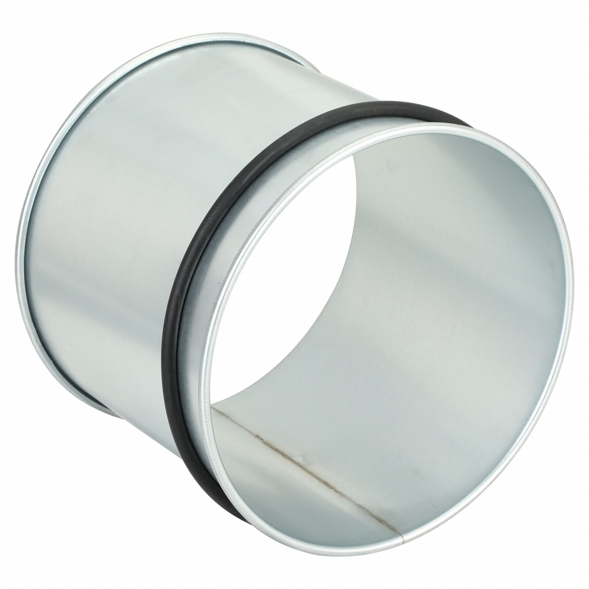 Adjustable Nipple: Steel, For 12 in Duct Dia, 10 7/8 in Overall Lg, 12 in Inlet Dia