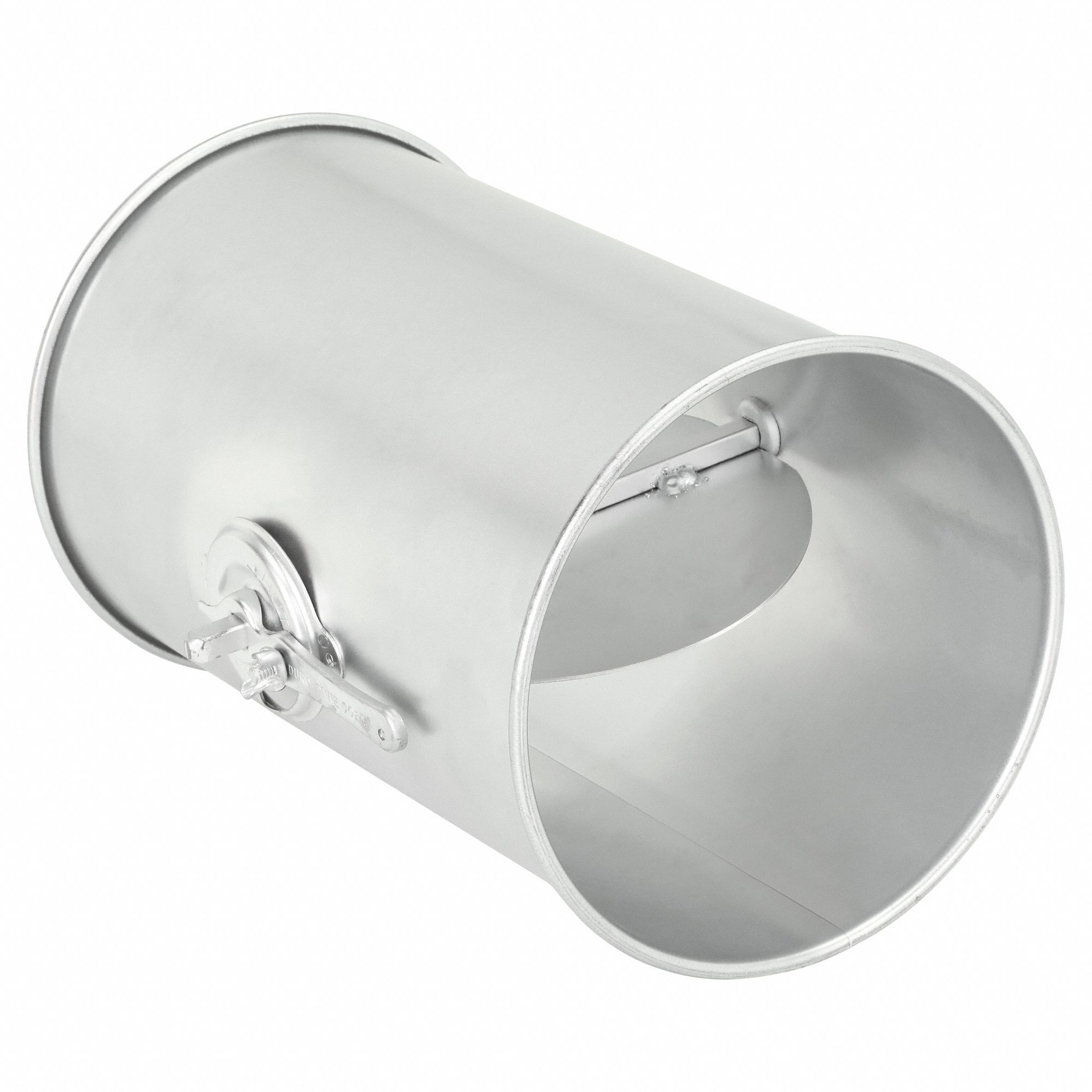 Butterfly Dampers: Steel, For 8 in Duct Dia, 13 in Overall Lg, 8 in Outlet Dia, 22 ga Material Thick