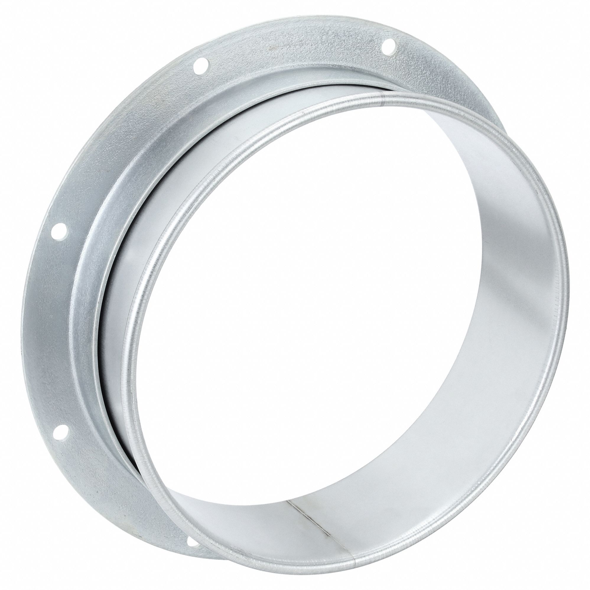 Angle Flange Adapter: Steel, For 12 in Duct Dia, 3 1/2 in Overall Lg, 12 1/8 in Flange Inner Dia