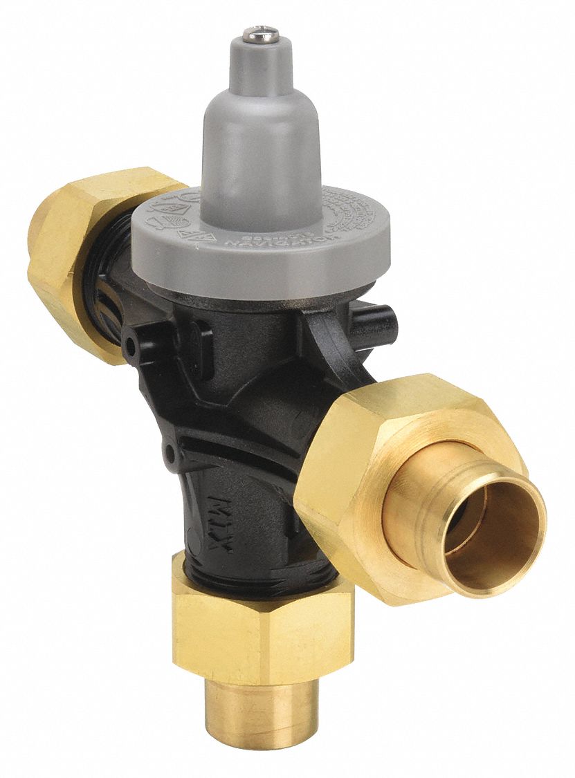 Thermostatic Mixing Valve: 3/4 in Inlet Connection Size, 3/4 in Outlet Connection Size