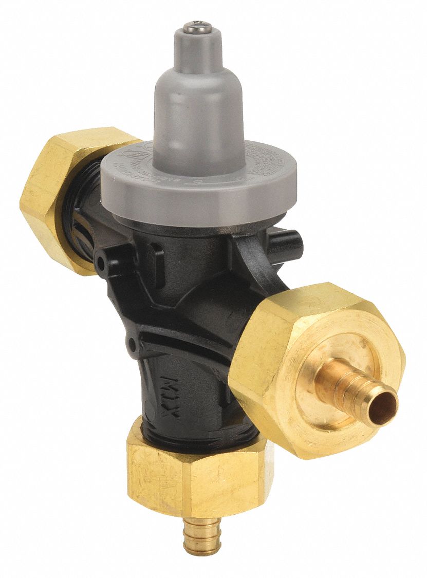 Thermostatic Mixing Valve: 1/2 in Inlet Connection Size, 1/2 in Outlet Connection Size