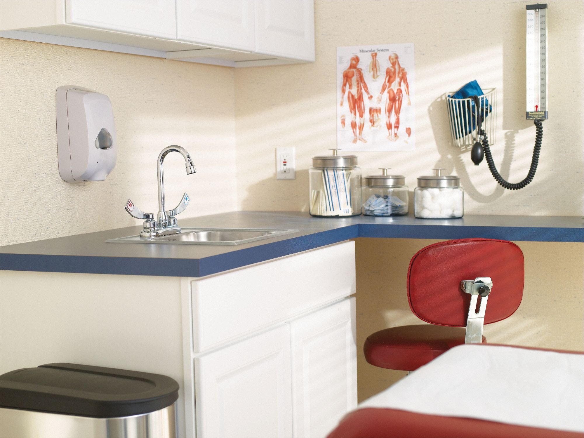 MOEN COMMERCIAL Gooseneck Bar Faucet Moen, MDura, Chrome Finish, 1.5