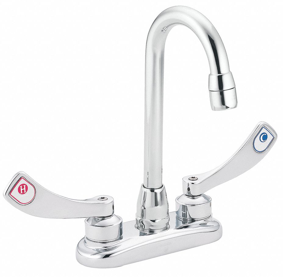 Moen Commercial Gooseneck Bar Faucet Wristblade Faucet Handle