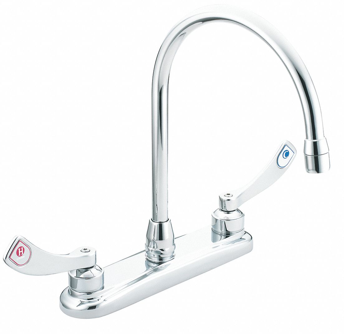 Moen Commercial Gooseneck Kitchen Sink Faucet Bathroom Sink