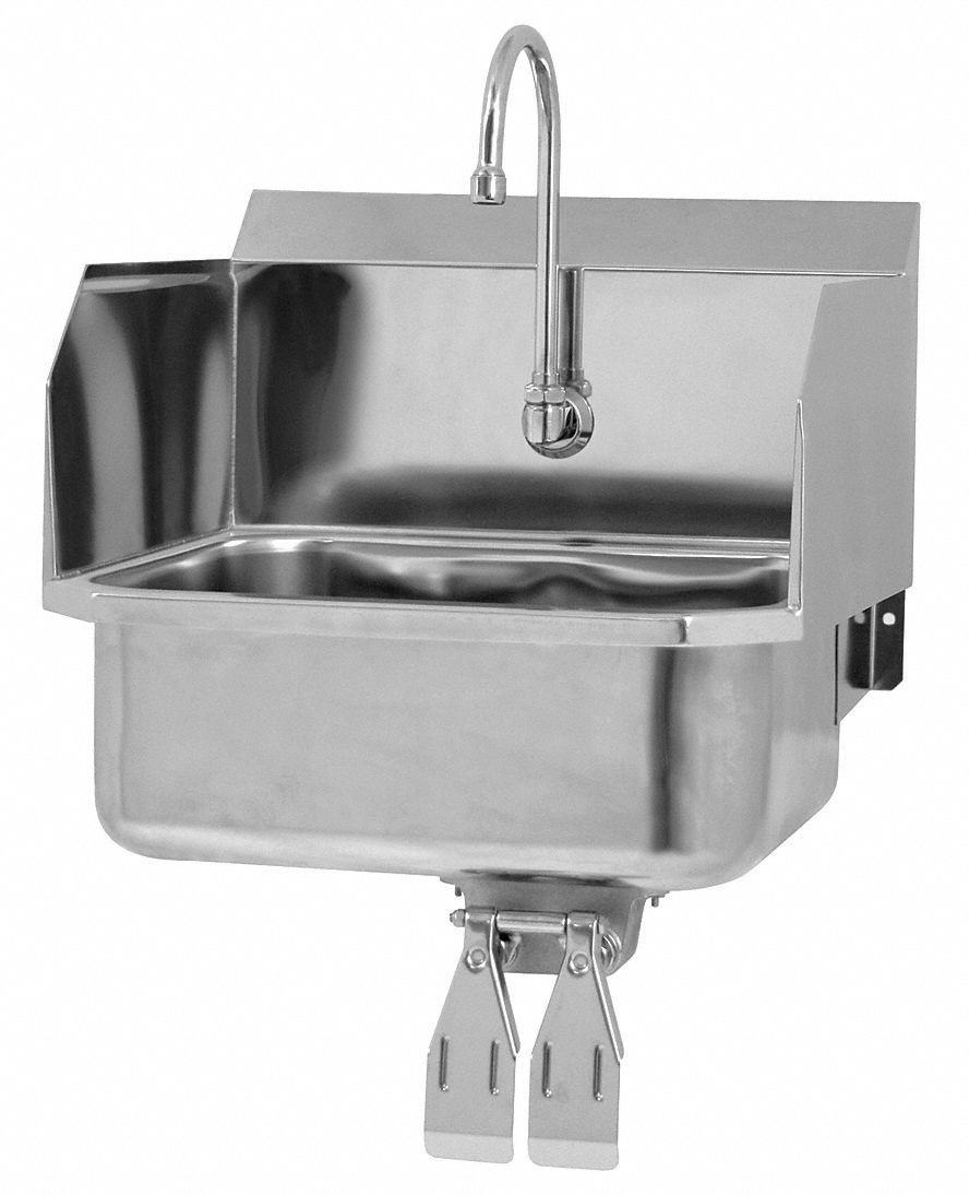 SaniLav, 2 gpm Flow Rate, HandWash Sink 40D696507L Grainger