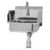 Wall-Mounted, One-Person Hand Sinks & Hand Wash Stations With Faucets & Side Splashes