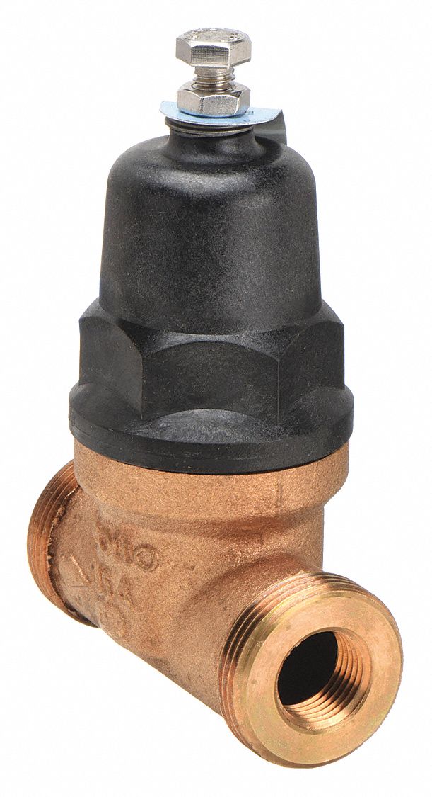 WATER PRESSURE REDUCING VALVE: NPT X NPT, 1 IN PIPE, BRONZE, 15 PSI TO 75 PSI, NPT X NPT