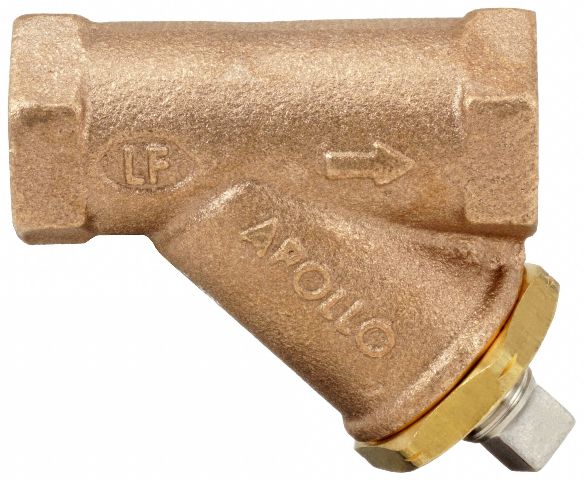 APOLLO Y Strainer: Bronze, 3/4 in, NPT, Mesh, 16 mesh, 400 psi @ 150°F, 3  1/4 in Ht