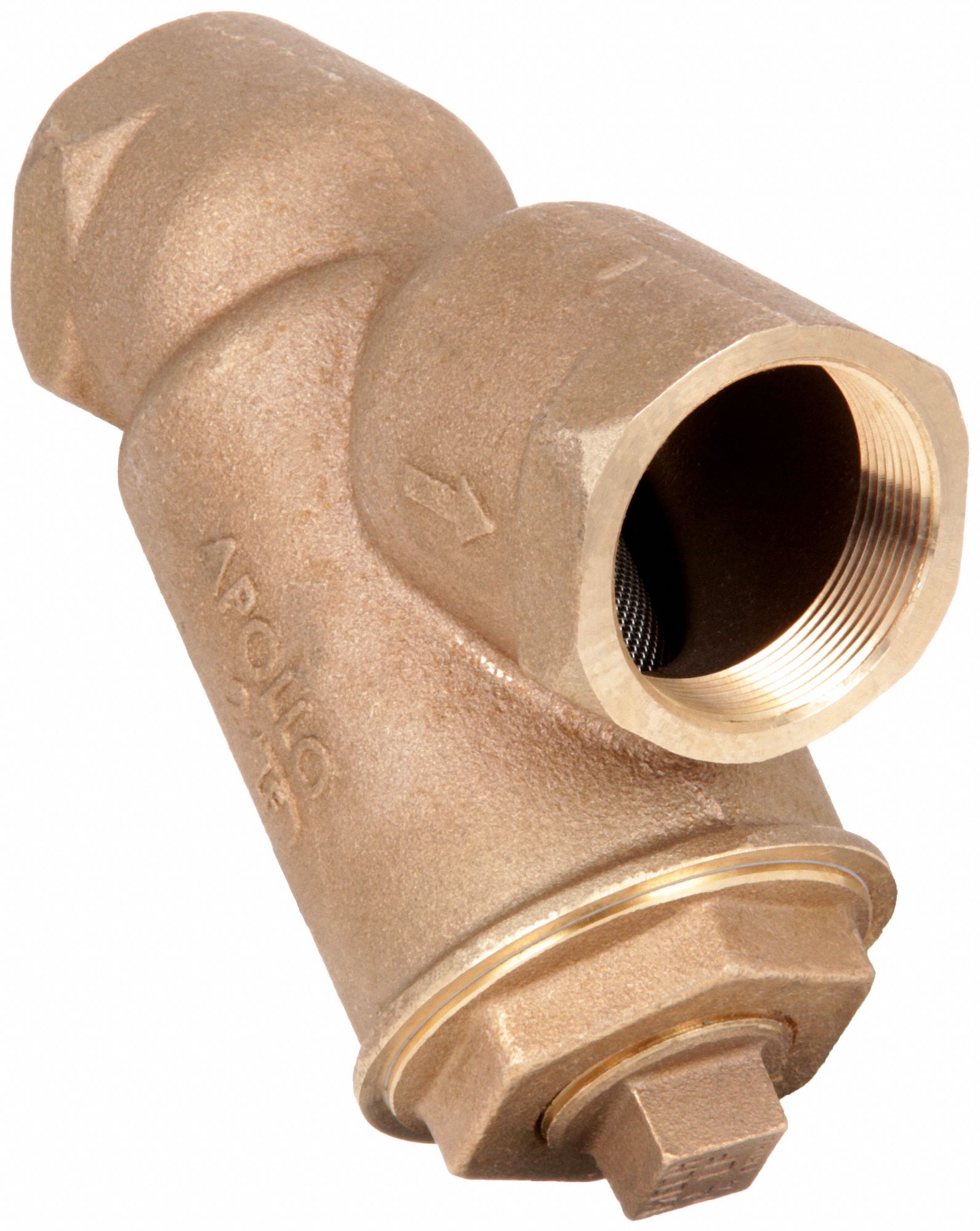 APOLLO Y Strainer Bronze, 2 in, NPT, Mesh, 16 mesh, 400 psi 150°F, 6