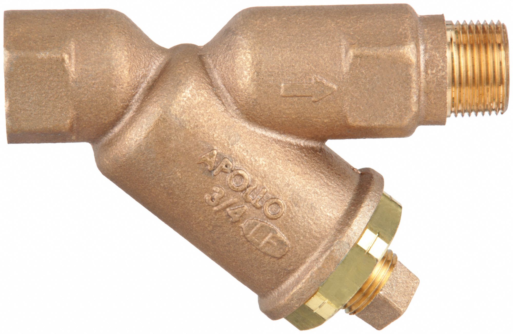 CRÉPINE EN Y, 840 MICRON, 400 LB/PO2 À 150 DEGREES F, 1 PO, 20 MAILLES, NPT, 353 DEGREES F, ACIER INOXYDABLE 304