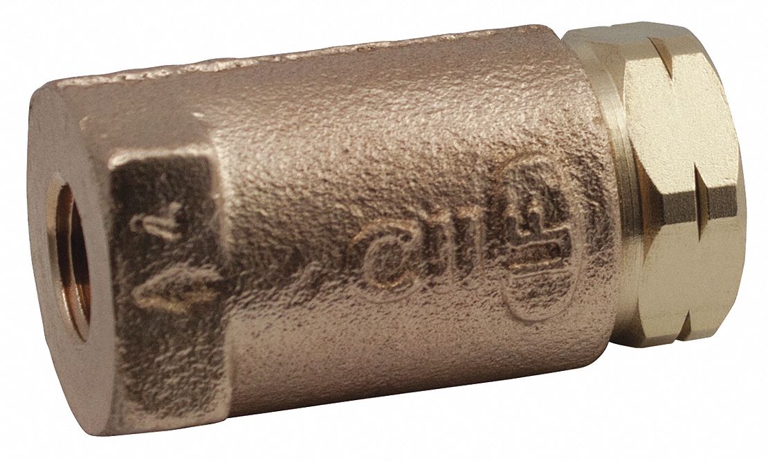 Check Valve,Lead Free Bronze,1/4 In.