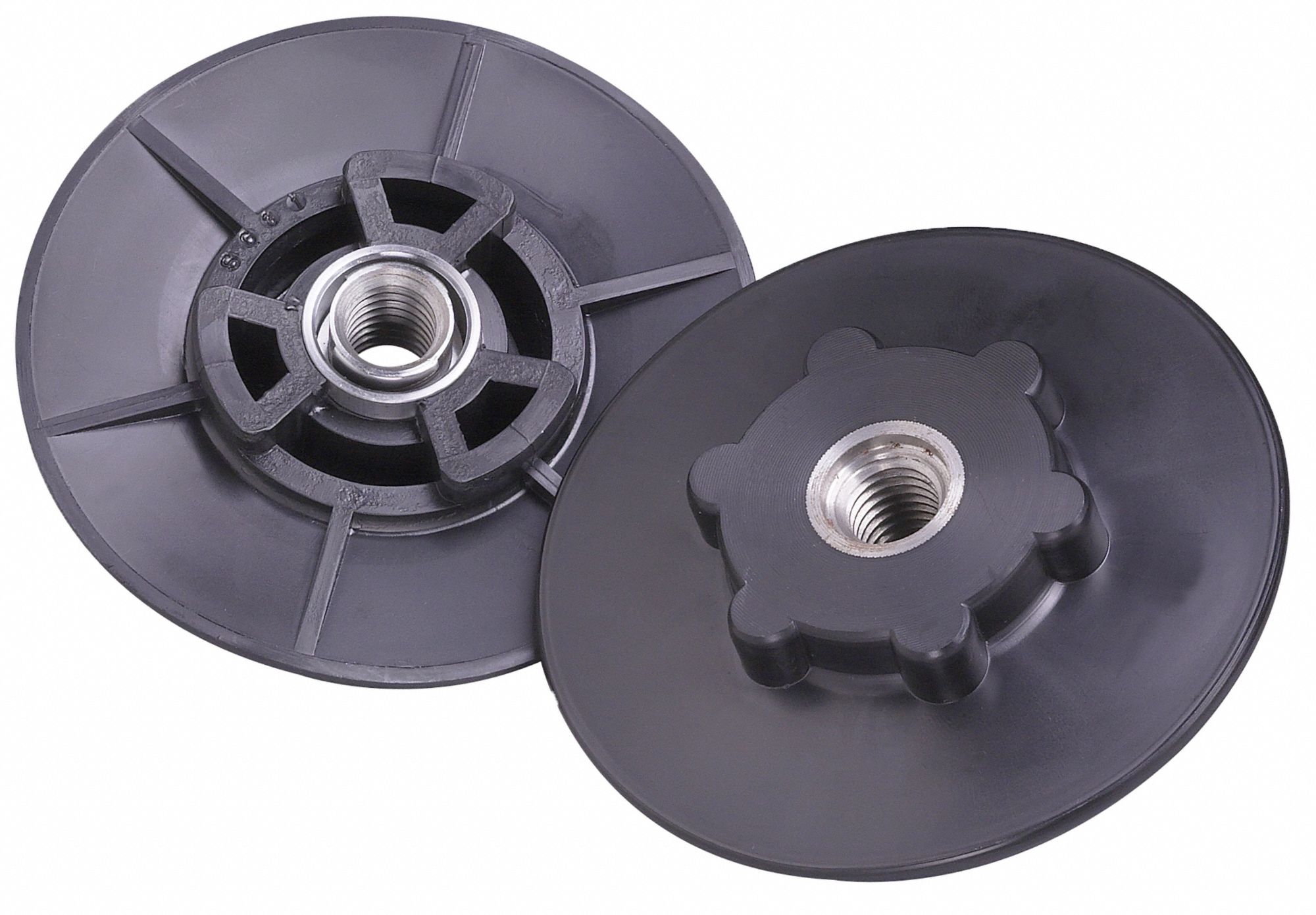 Fiber Disc Pad Hub 4 1/2 in Dia Black