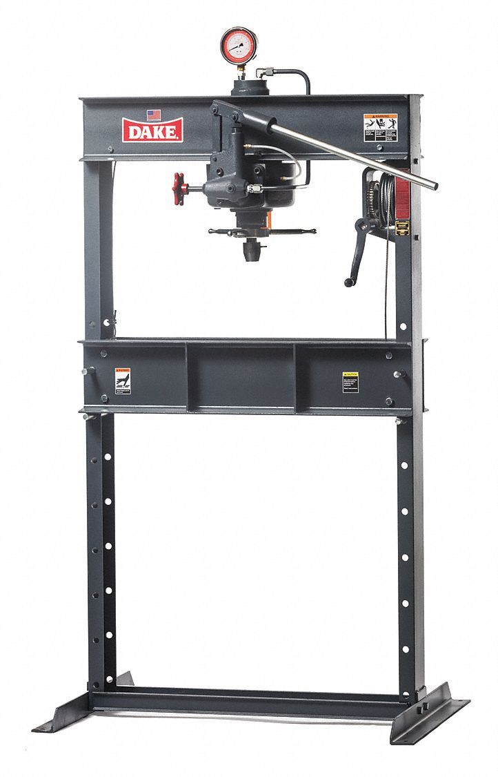 DAKE CORPORATION 907001 Hydraulic Press,Manual,25 tons eBay