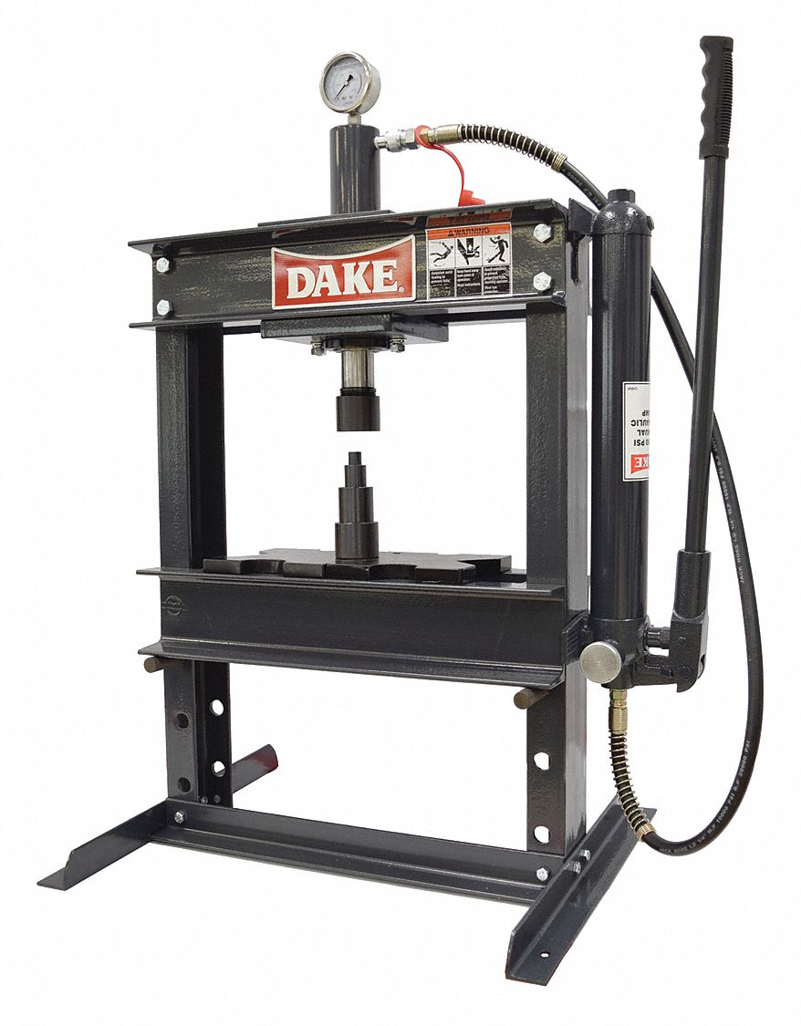 DAKE CORPORATION Hydraulic Press, Pump Type Manual, Frame Type H-Frame