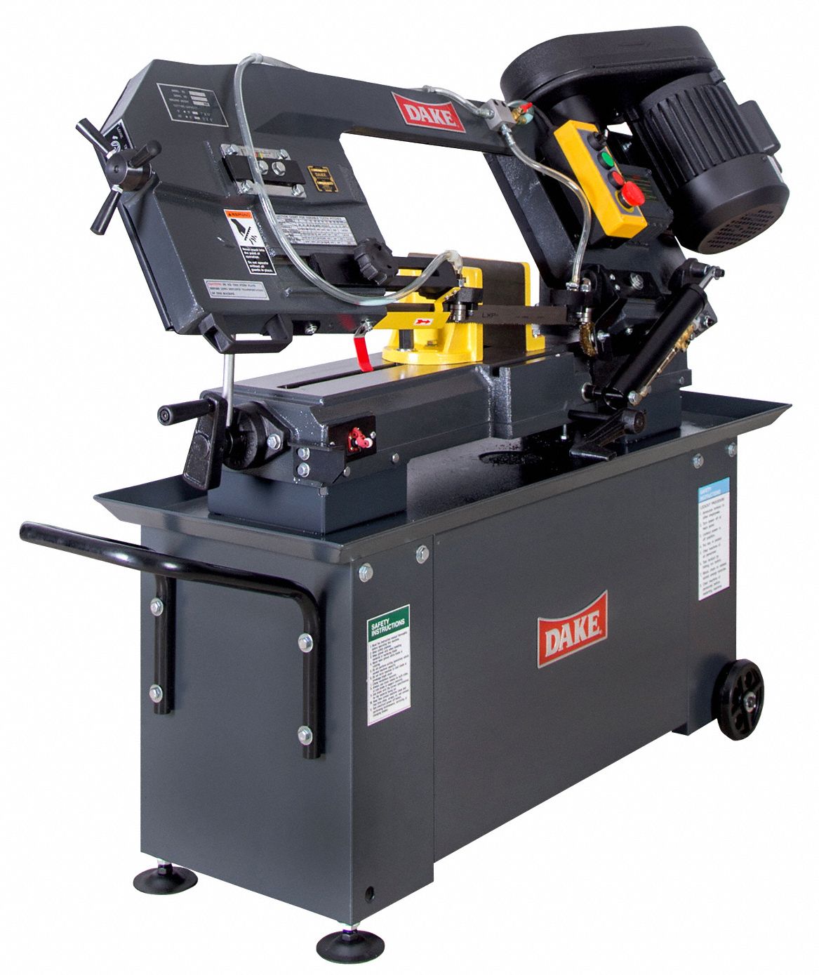 DAKE CORPORATION Band Saw: 9 in x 12 in, 98 to 328, 45° Right, 16.0 A ...