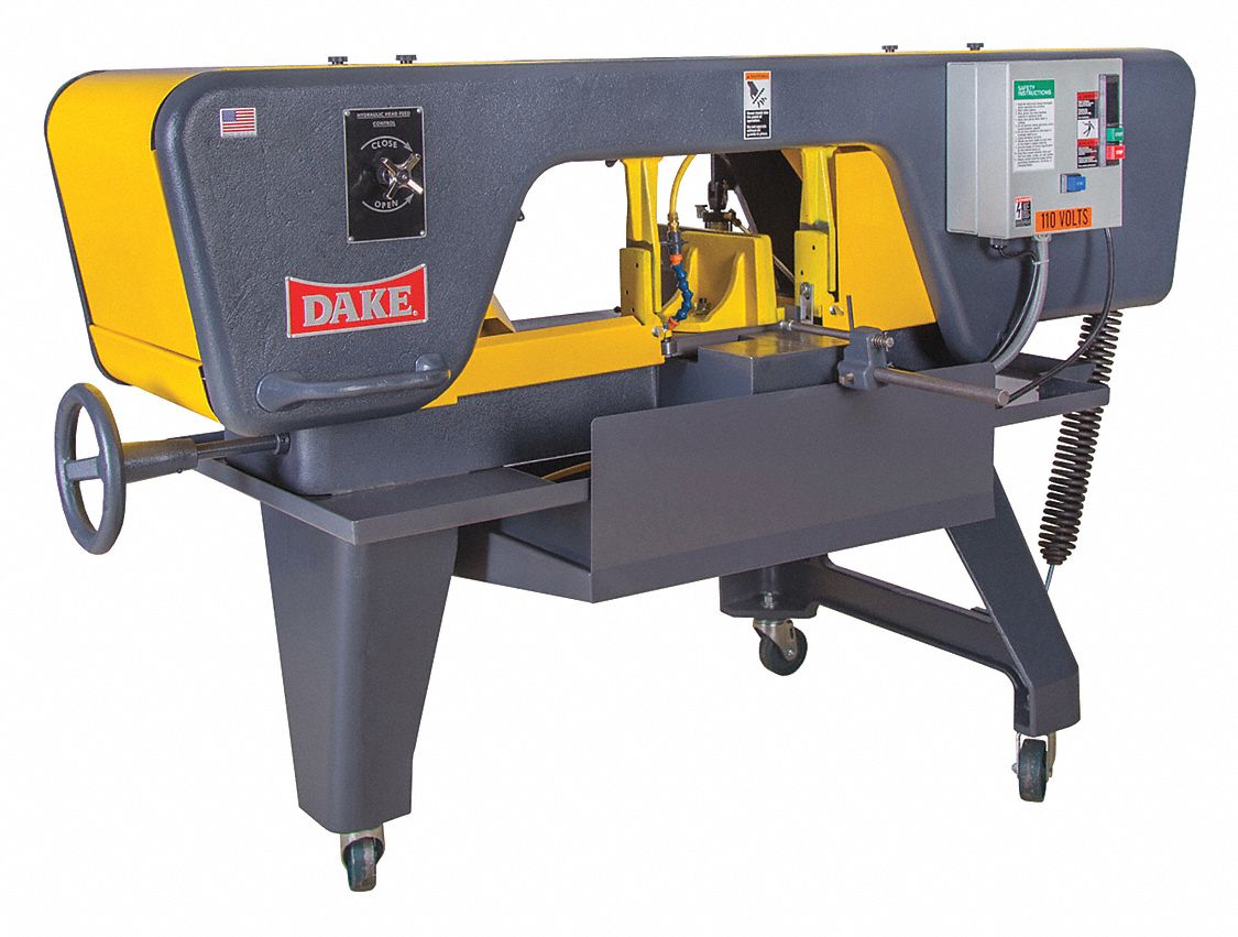 DAKE CORPORATION Corded, Band Saw, Horizontal, SemiAutomatic 40F058