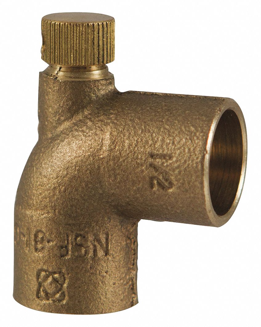 Vent Elbow LL Cast Bronze 1 Tube CxC