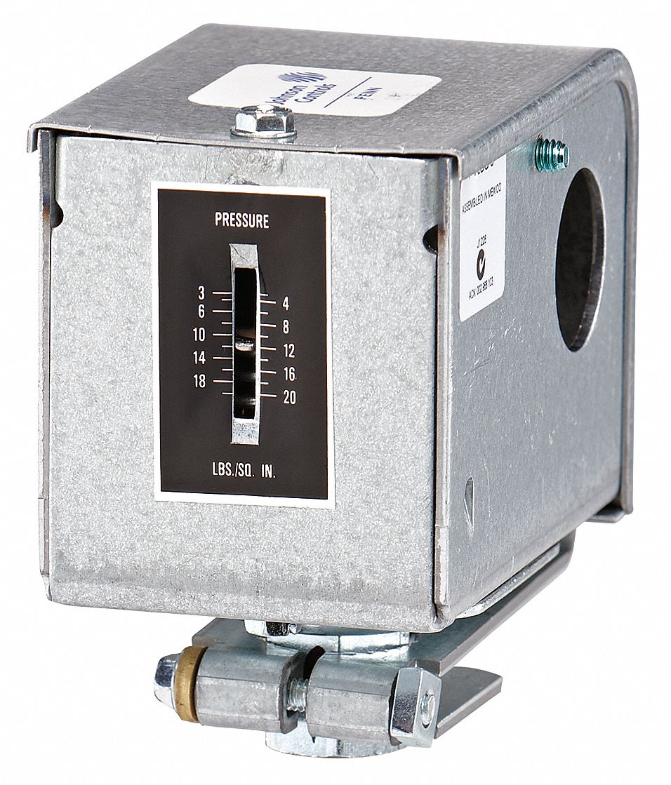 PRESSURE CONTROL,3 TO 20 PSI,120-277V AC