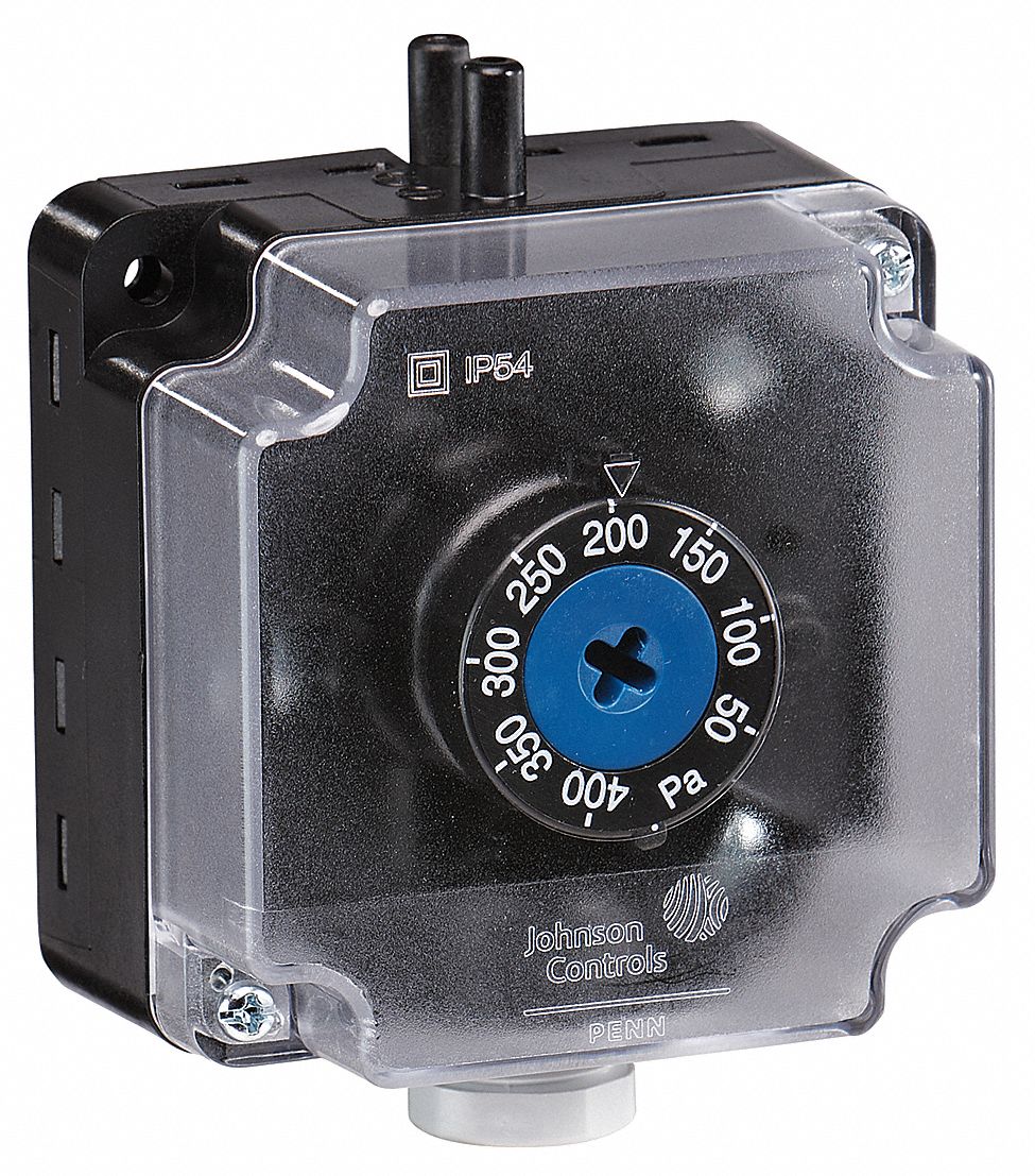 JOHNSON CONTROLS Differential Air Pressure Switch 40G350P233A4PAC