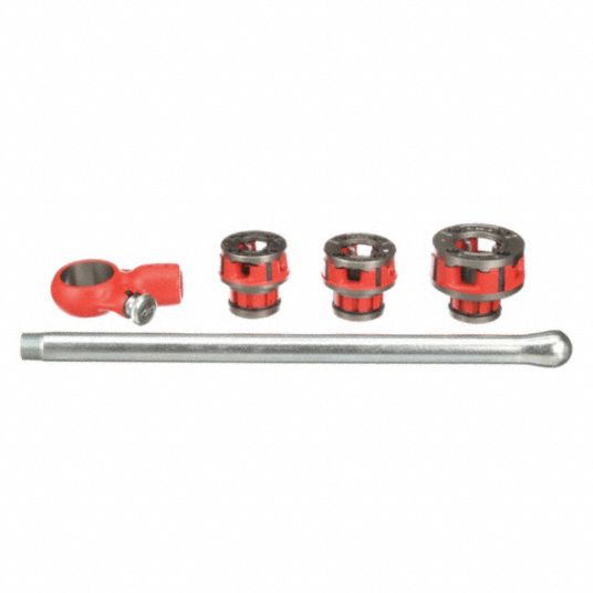 RIDGID Manual Threader Die Head: Bolt Threading, NPT, 1/2 in Compatible Min  Pipe Size, Right Hand