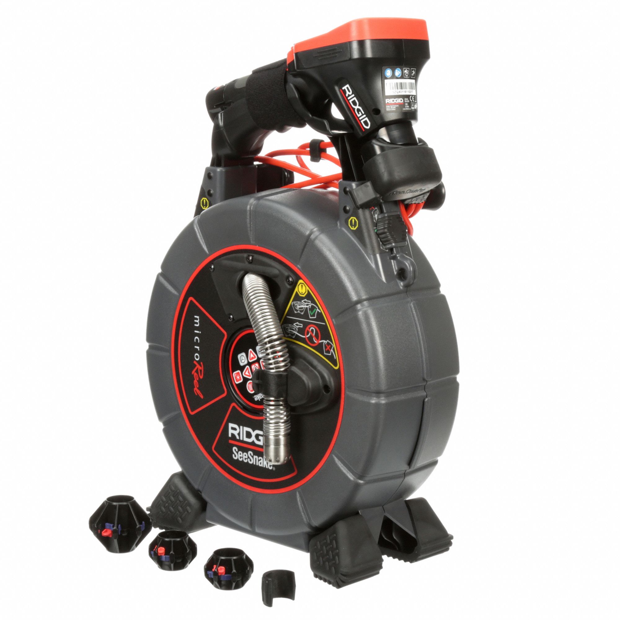 RIDGID Pipe Inspection Camera Reel 1 1/2 in to 4 in Pipe Capacity, 100