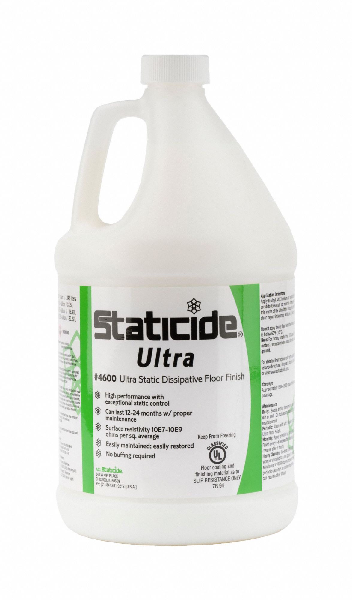 Floor Finish: Jug, 1 gal Container Size, Ready to Use, Liquid