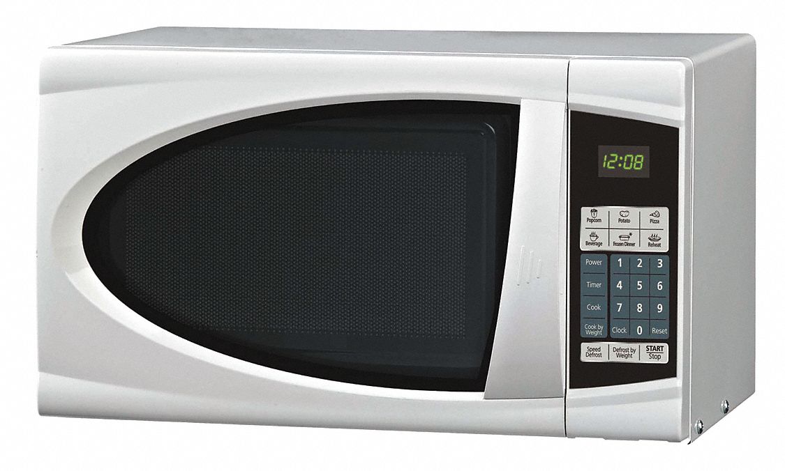 GRAINGER APPROVED White Microwave, 1.1 cu ft, 120 V 40GR4940GR49