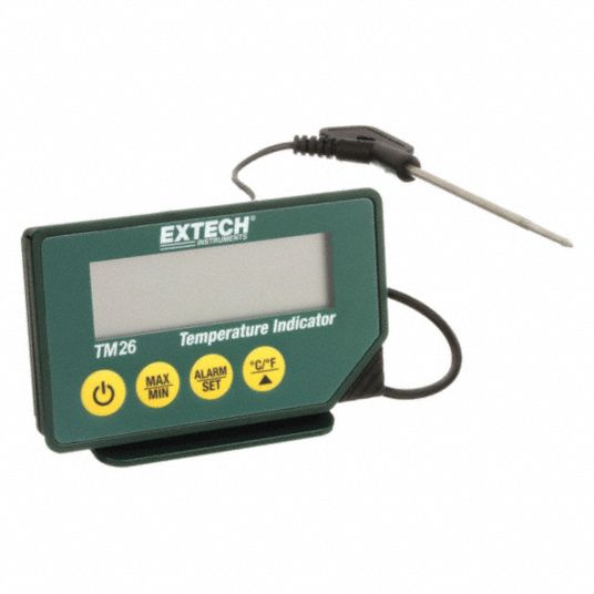 Extech Waterproof Food Thermometer, LCD TM26