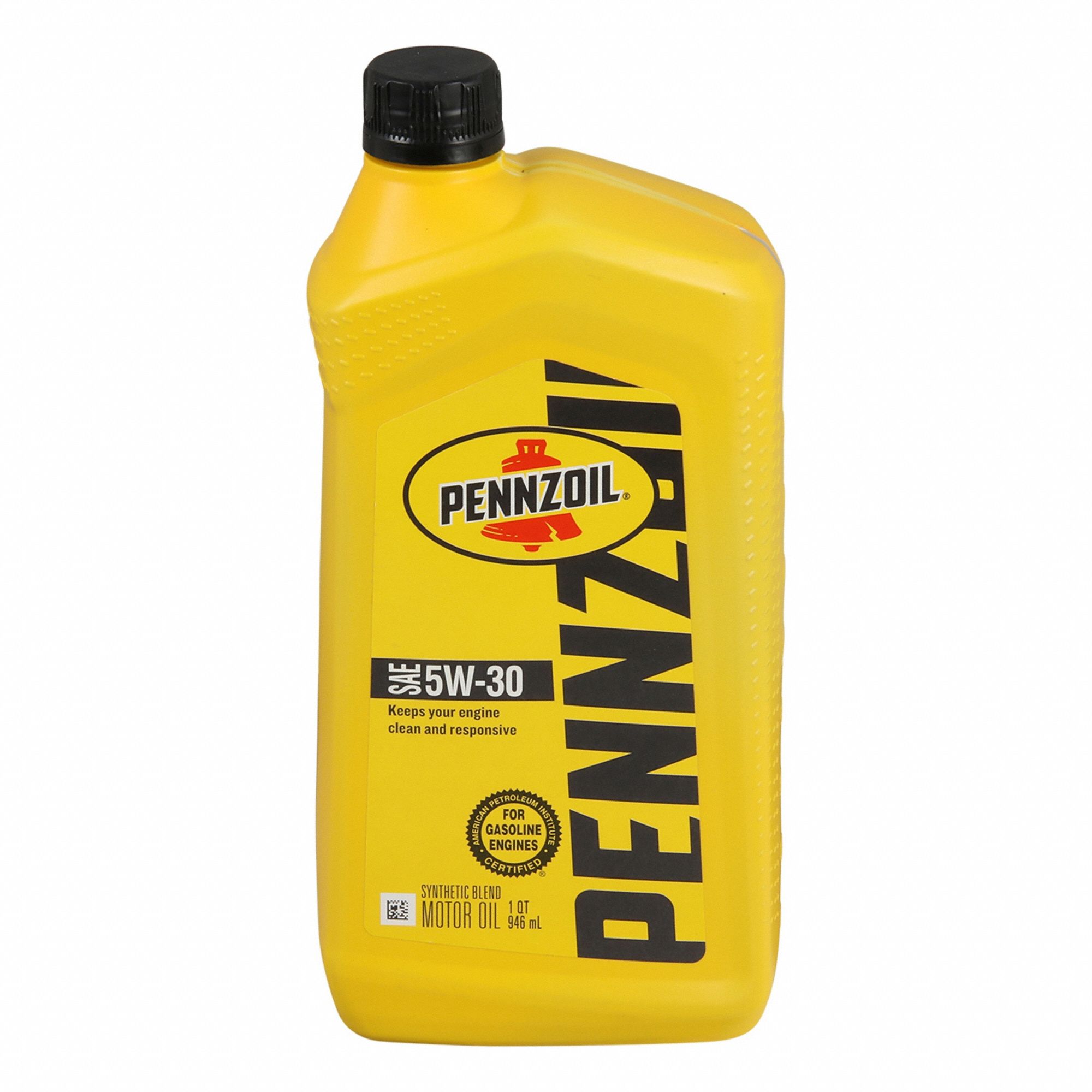 Engine Oil: Synthetic Blend, 1 qt Size, Bottle, 5W-30, Traditional