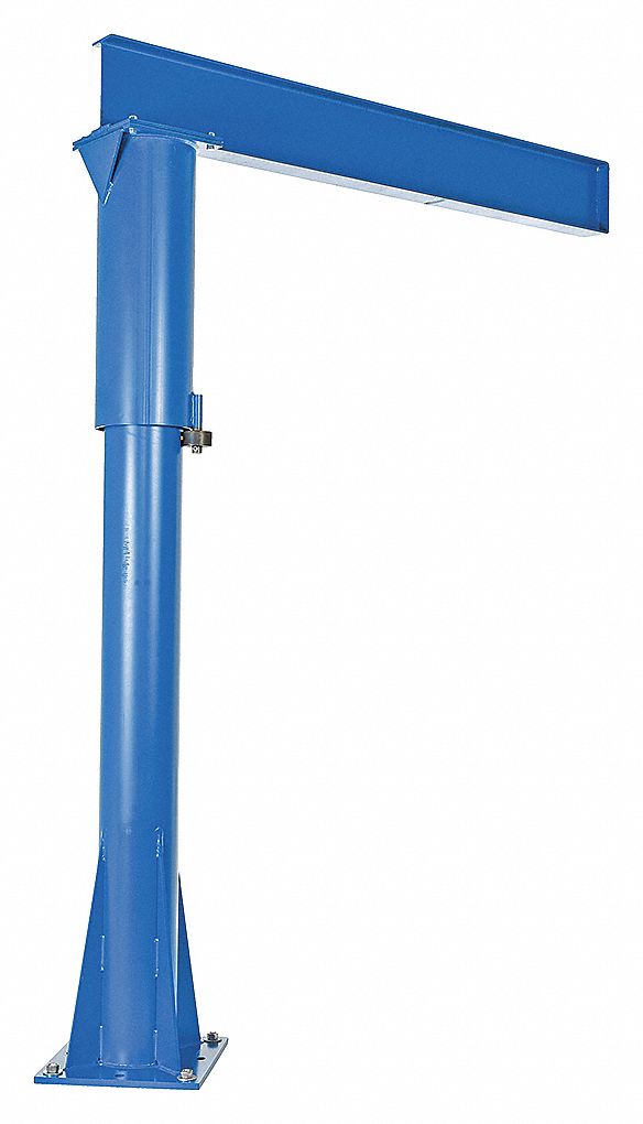 JIB CRANE, FLOOR MOUNTED, 1 YEAR WARRANTY, 4000 LB CAPACITY