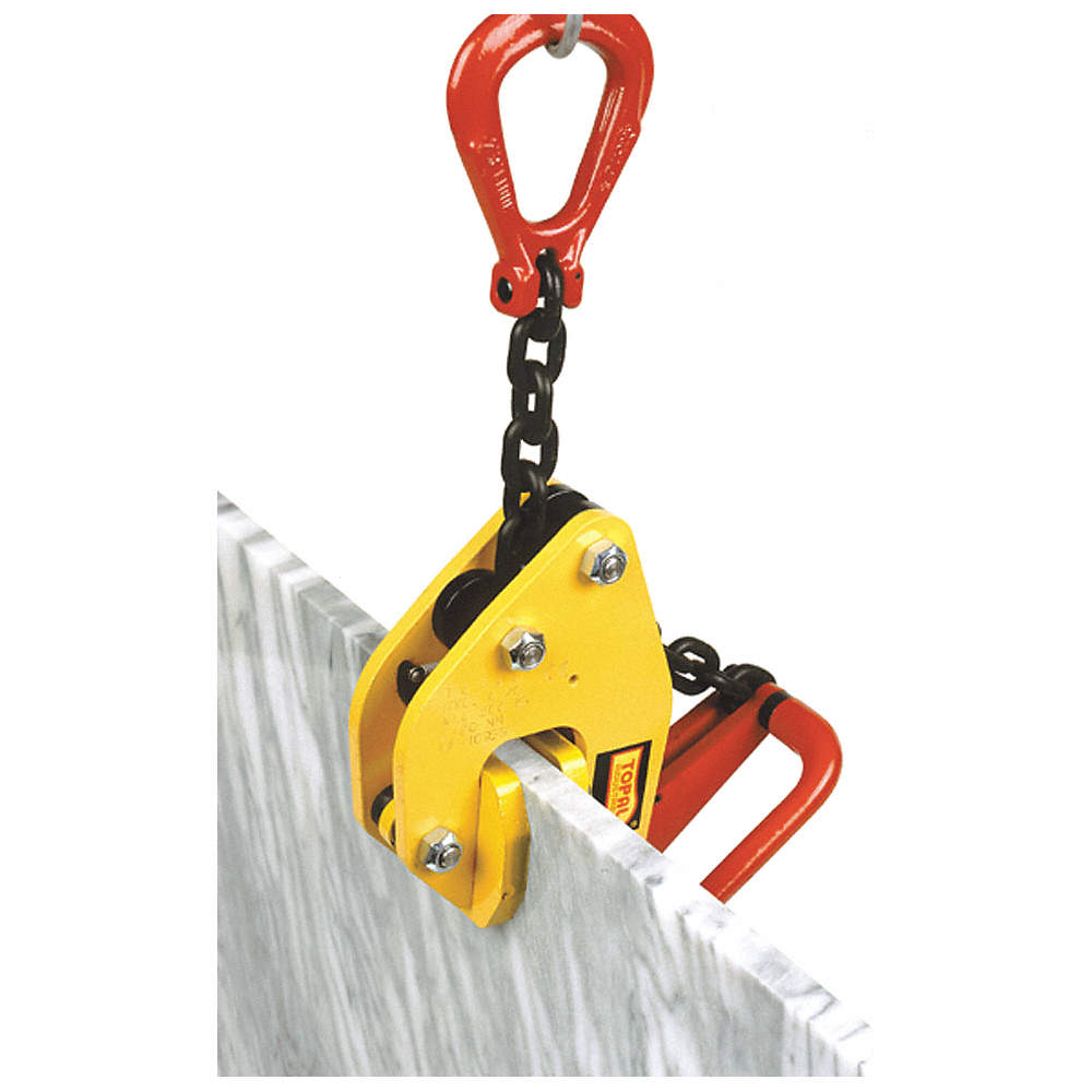 Nonmarring Plate Clamp,1100 lb,5-1/2 In 