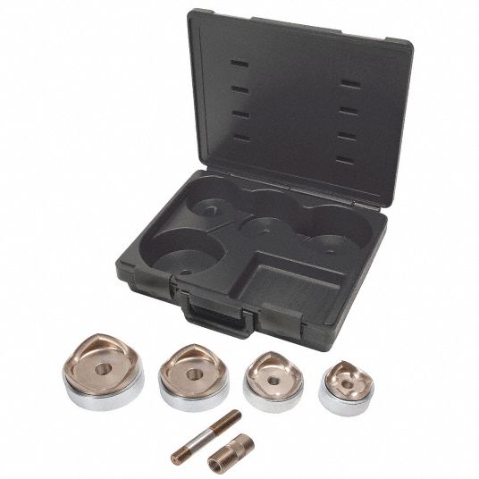 927803-7 Greenlee Knockout Punch and Die Kit: 14 ga Sheet Metal Capacity  (Steel), 3/4 in Nominal Size, Square
