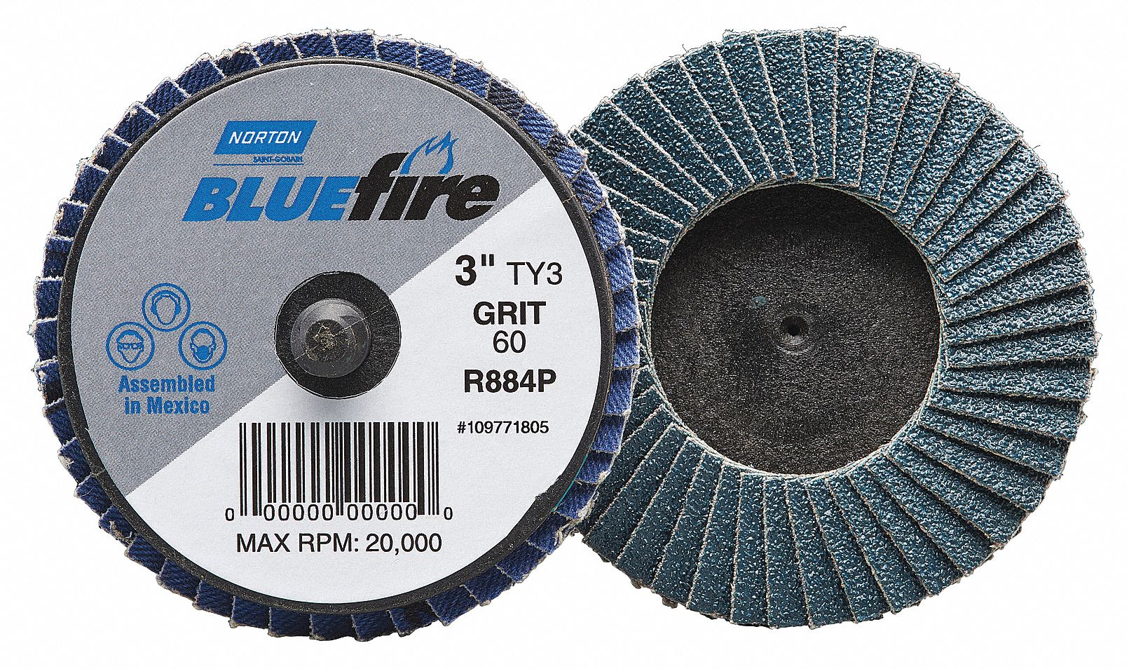 ムニック　グレスカ　27cm NORTON, Type 27, TR, Flap Disc - 40HU96|77696090168 - Grainger