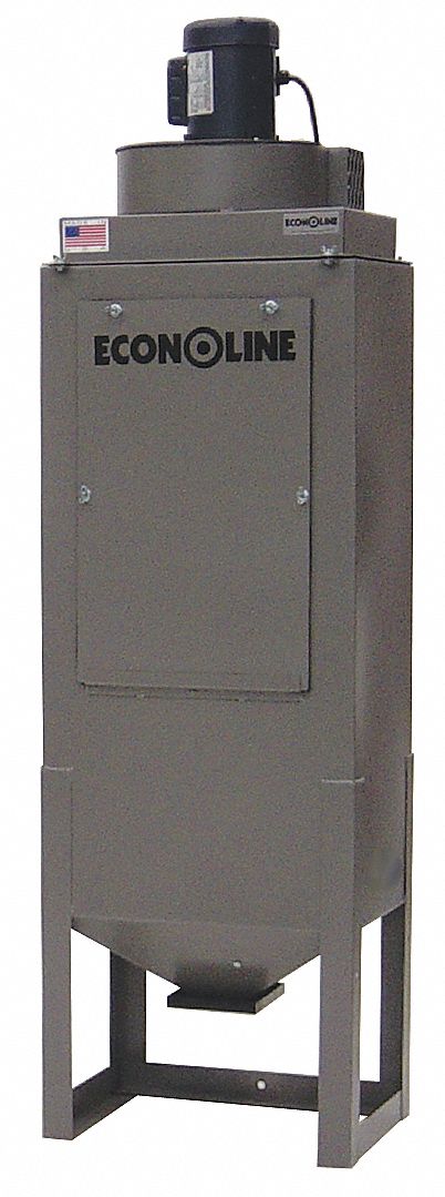 Abrasive Blasting Dust Collector: 115V AC, 600 cfm