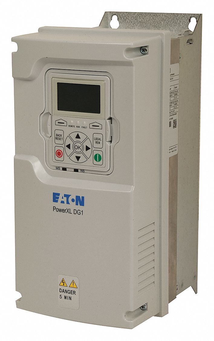 EATON Variable Frequency Drive,1 hp Max. HP,3 Input Phase AC,480V AC