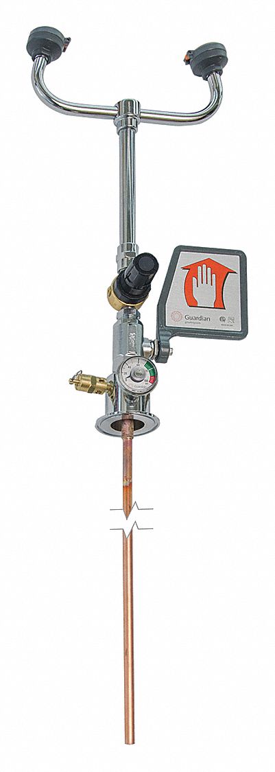 Upper Eyewash Assembly: