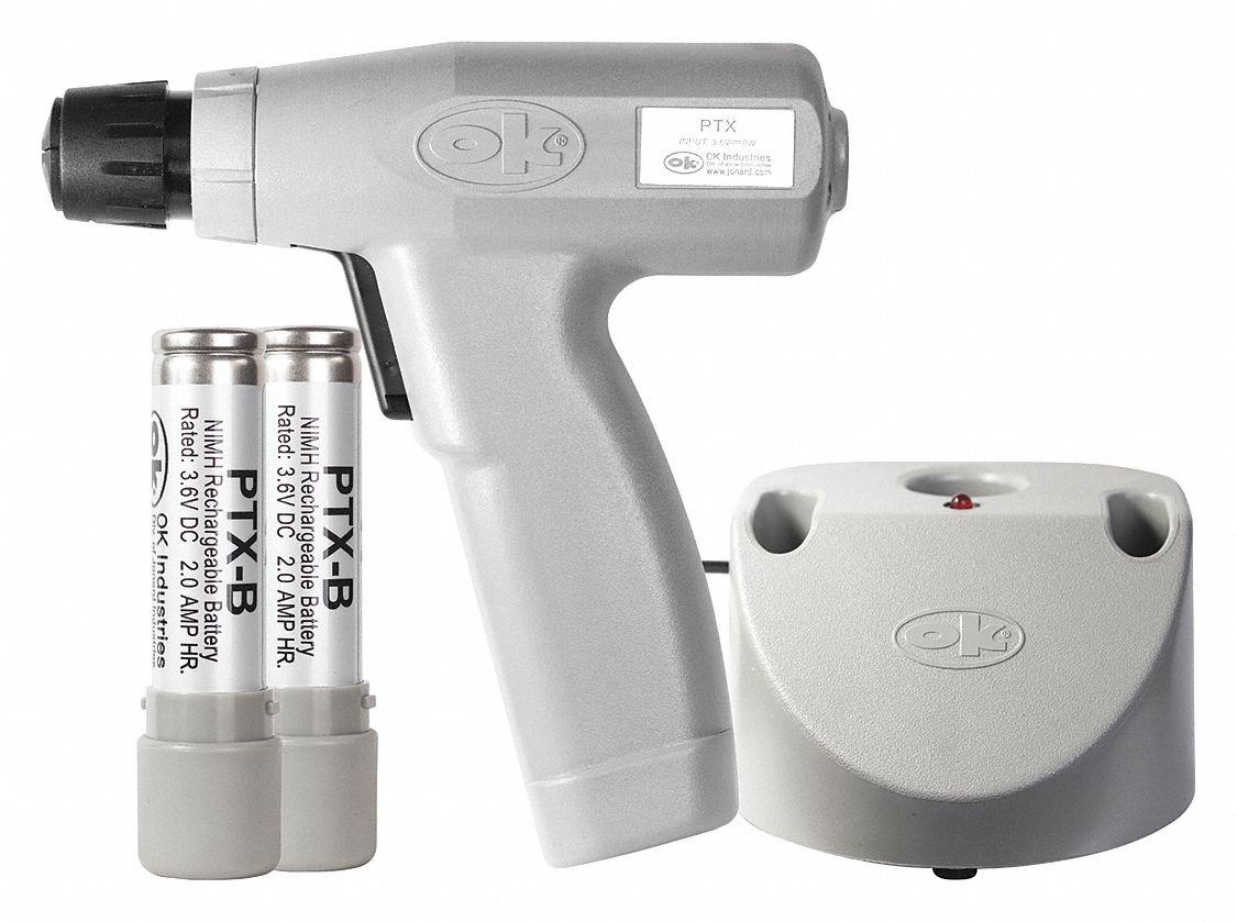 OK INDUSTRIES Wire Wrapping Tool, 18 to 30 ga, NiMH 40J751PTXKIT2