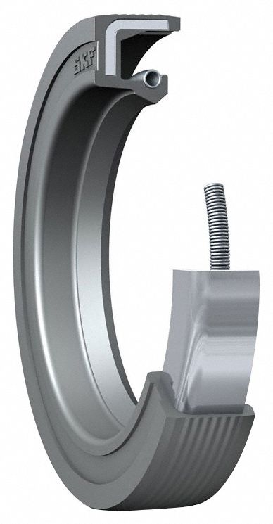 Rotary Shaft Seal: 1 Lip w/Spring, HMS5, Nitrile, 40 mm ID, 52 mm OD, 7 mm Wd